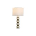 Lampa stołowa Home ESPRIT Biały Złoty Marmur 50 W 220 V 38 x 38 x 72 cm