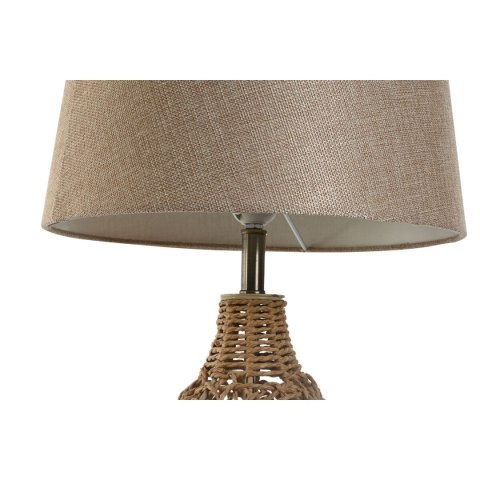 Lampa stołowa Home ESPRIT Brązowy Beżowy Złoty Naturalny 50 W 220 V 33 x 33 x 60 cm