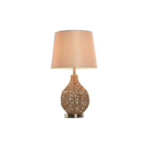 Lampa stołowa Home ESPRIT Brązowy Beżowy Złoty Naturalny 50 W 220 V 33 x 33 x 60 cm