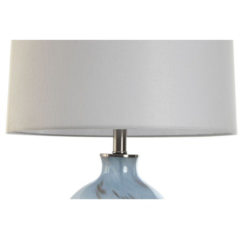 Lampa stołowa Home ESPRIT Niebieski Biały Szkło 50 W 220 V 40 x 40 x 66 cm