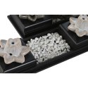 Palnik olejków eterycznych Home ESPRIT Ceramika Drewno MDF Budda 24 x 8 x 14 cm (2 Sztuk)