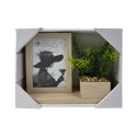 Ramka na Zdjęcia Home ESPRIT Naturalny Drewno MDF Skandynawski 25 x 7 x 19 cm