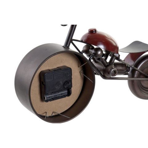 Stolné hodiny Home ESPRIT Czerwony Motocykl Vintage