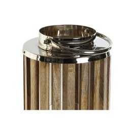 Świeczniki DKD Home Decor Brązowy Srebrzysty Naturalny Szkło Drewno mango 20 x 20 x 74 cm