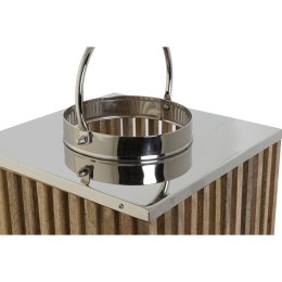 Świeczniki DKD Home Decor Brązowy Srebrzysty Naturalny Szkło Drewno mango 31 x 31 x 35 cm