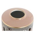Szkatułka Home ESPRIT Biały Złoty Brzoskwinia Porcelana 20 x 20 x 25 cm