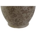 Wazon Home ESPRIT Brązowy Kolor Zielony Kamionka Liść roślin 17 x 17 x 22 cm
