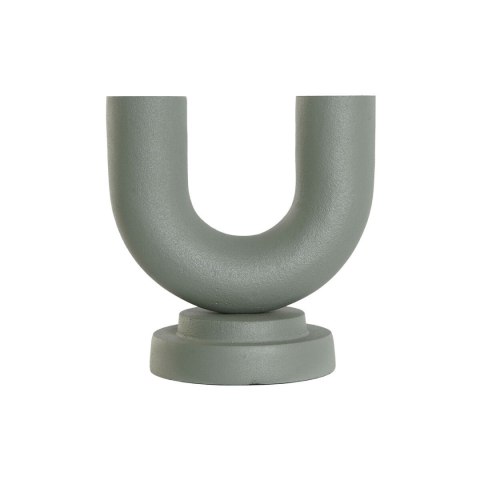 Wazon Home ESPRIT Kolor Zielony Aluminium 18 x 13 x 19 cm (2 Sztuk)