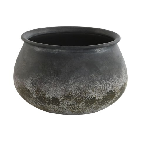 Wazon Home ESPRIT Szary Terakota Orientalny 27 x 27 x 16,5 cm