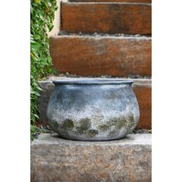 Wazon Home ESPRIT Szary Terakota Orientalny 27 x 27 x 16,5 cm