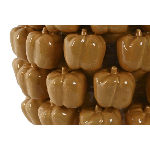 Wazon Home ESPRIT Żółty Musztarda Ceramika Kamionka Tropikalny 30 x 30 x 20 cm