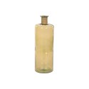 Wazon Home ESPRIT Żółty Sznurek szkło hartowane 25 x 25 x 75 cm