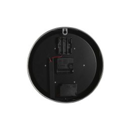 Zegar Ścienny Home ESPRIT Czarny Złoty Srebrzysty Metal Szkło 25 x 6,3 x 25 cm (2 Sztuk)