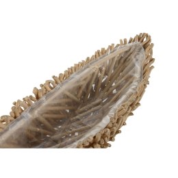 Dekoracja na Stół Home ESPRIT Biały Jasnobrązowy Drewno 86 x 25 x 17 cm