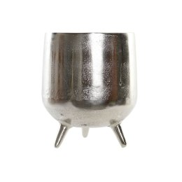 Dekoracja na Stół Home ESPRIT Srebrzysty Aluminium 21 x 21 x 25 cm