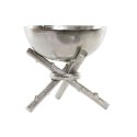 Dekoracja na Stół Home ESPRIT Srebrzysty Aluminium 30 x 30 x 28 cm