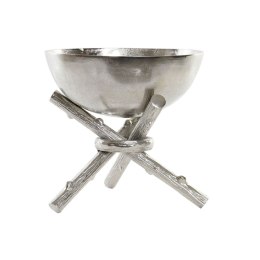 Dekoracja na Stół Home ESPRIT Srebrzysty Aluminium 30 x 30 x 28 cm