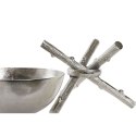 Dekoracja na Stół Home ESPRIT Srebrzysty Aluminium 30 x 30 x 28 cm