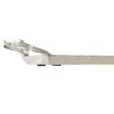 Dekoracja na Stół Home ESPRIT Srebrzysty Aluminium 69 X 13 X 5 cm