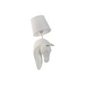 Lampa ścienna Home ESPRIT Biały 50 W Nowoczesny Koń Wykończenie antyczne 220 V 18 x 21,5 x 50,5 cm