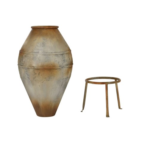 Wazon Home ESPRIT Beżowy Metal 49 X 49 X 93 cm