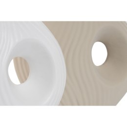 Wazon Home ESPRIT Biały Beżowy Kamionka 33 x 15 x 34 cm (2 Sztuk)