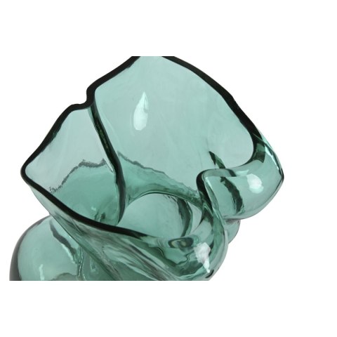 Wazon Home ESPRIT Niebieski Kolor Zielony Szkło 18 x 17 x 28 cm (2 Sztuk)