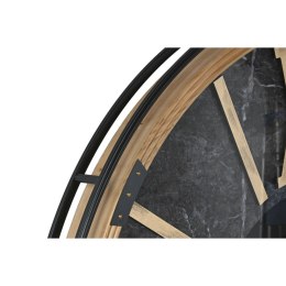 Zegar Ścienny Home ESPRIT Czarny Złoty Metal Szkło 127 X 9 X 127 cm