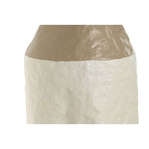 Zestaw 3 Wazony Home ESPRIT Biały Złoty Metal 14 x 14 x 67 cm (3 Części)