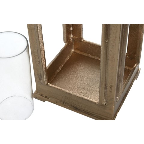 Lampa Home ESPRIT Złoty Aluminium Szkło Vintage 17 x 17 x 78 cm