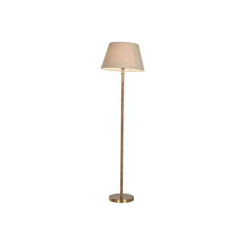 Lampa Stojąca Home ESPRIT Beżowy Złoty Naturalny 50 W 220 V 42 x 42 x 154 cm