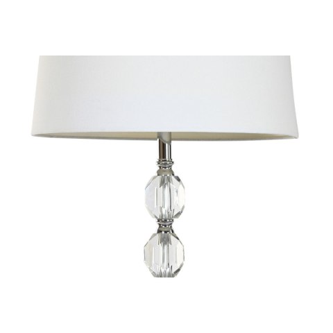 Lampa Stojąca Home ESPRIT Biały Srebrzysty 50 W 220 V 35 x 35 x 150 cm (3 Części)