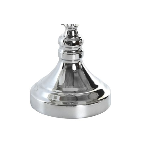 Lampa Stojąca Home ESPRIT Biały Srebrzysty 50 W 220 V 35 x 35 x 150 cm (3 Części)