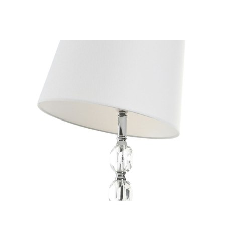 Lampa Stojąca Home ESPRIT Biały Srebrzysty 50 W 220 V 35 x 35 x 150 cm (3 Części)
