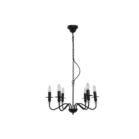 Lampa Sufitowa Home ESPRIT Czarny Metal 25 W 54 x 54 x 46 cm