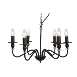 Lampa Sufitowa Home ESPRIT Czarny Metal 25 W 54 x 54 x 46 cm