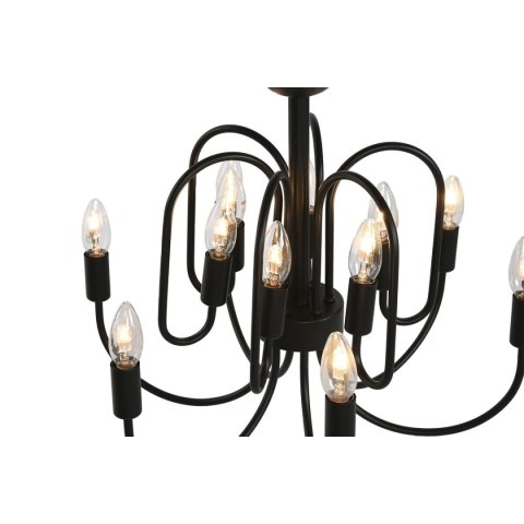 Lampa Sufitowa Home ESPRIT Czarny Metal 54 x 54 x 46 cm