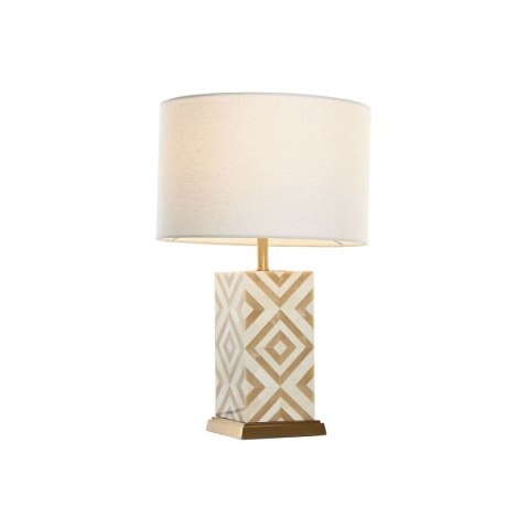 Lampa stołowa Home ESPRIT Biały Beżowy Złoty 50 W 220 V