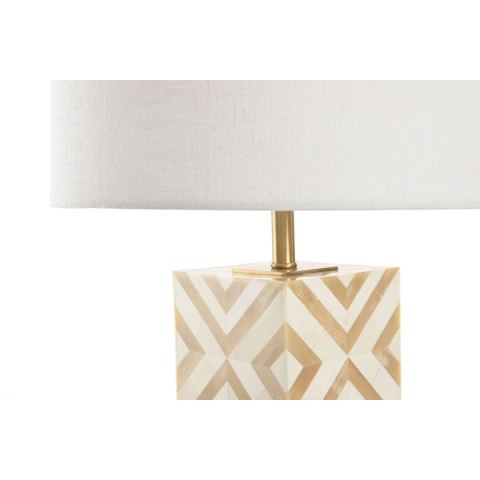 Lampa stołowa Home ESPRIT Biały Beżowy Złoty 50 W 220 V