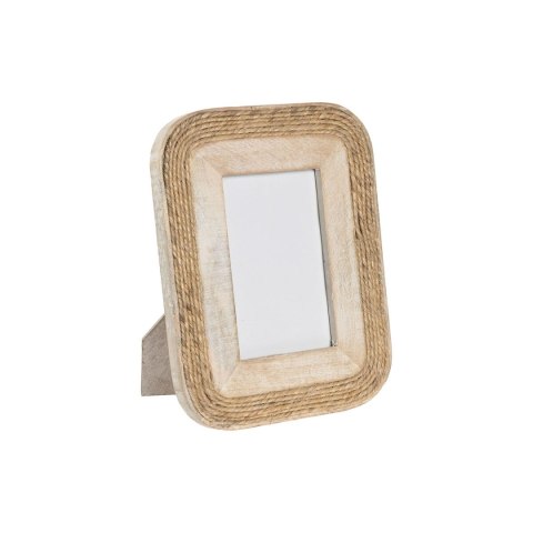 Ramka na Zdjęcia Home ESPRIT Brązowy Szkło Sznurek Drewno mango Naturalny Cottage