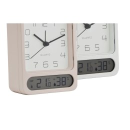 Stolné hodiny Home ESPRIT Biały (2 Sztuk)