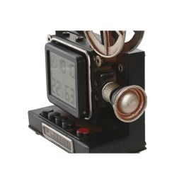 Stolné hodiny Home ESPRIT Czarny Srebrzysty Vintage