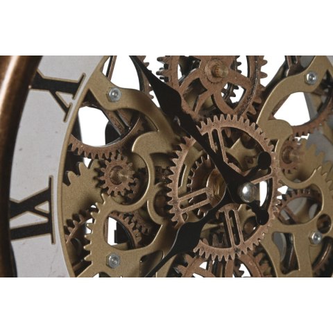 Stolné hodiny Home ESPRIT Czarny Złoty Vintage (2 Sztuk)