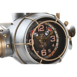 Stolné hodiny Home ESPRIT Złoty Srebrzysty Samolot Vintage