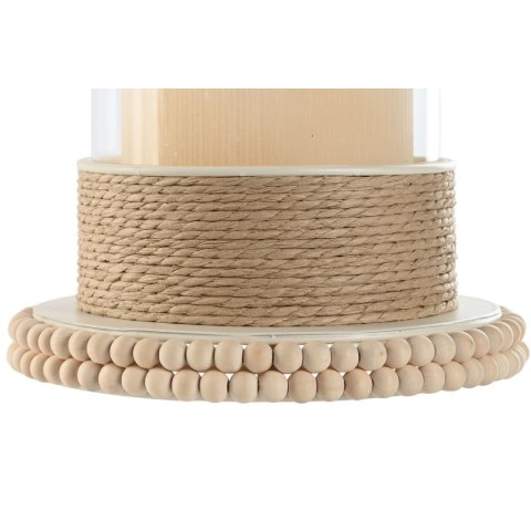 Świeczniki Home ESPRIT Jasnobrązowy Metal Sznurek 17 x 17 x 23 cm