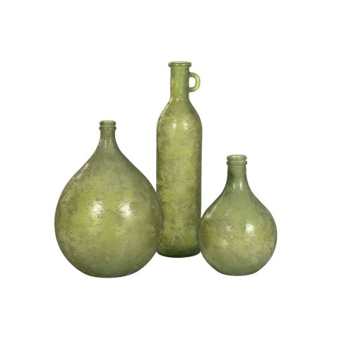 Wazon Home ESPRIT Kolor Zielony Szkło z recyklingu Wykończenie antyczne 40 x 40 x 56 cm