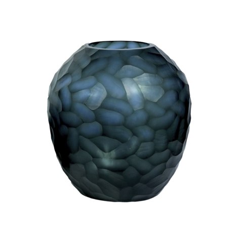 Wazon Home ESPRIT Niebieski Szkło Nowoczesny 29 x 29 x 30 cm