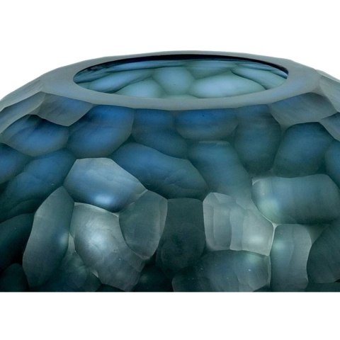 Wazon Home ESPRIT Niebieski Szkło Nowoczesny 33 x 33 x 14 cm