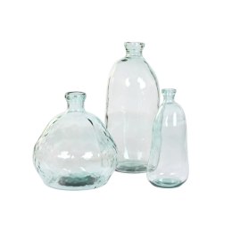 Wazon Home ESPRIT Przezroczysty Szkło z recyklingu 22 x 22 x 51 cm