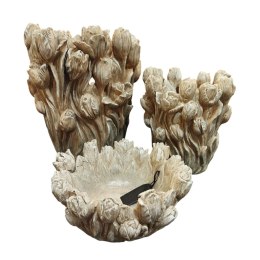 Wazon Home ESPRIT Szary Cement Tulipan 29 x 27 x 32 cm